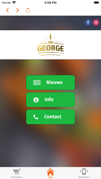 Screenshot #1 pour Mr. George Greek Streetfood