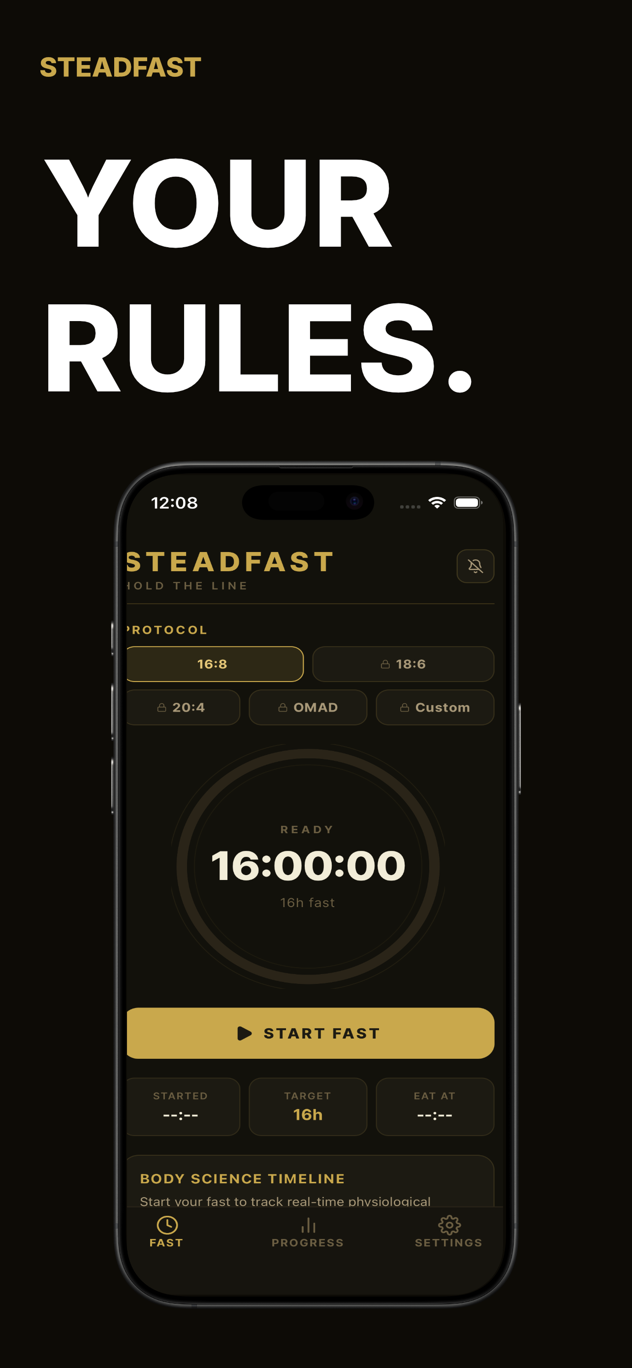 SteadFast Fasting Timer screenshot 2