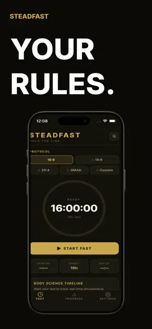 SteadFast Fasting Timer screenshot 2