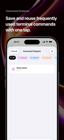 CommandKit: SSH Terminal & AI iPhone screenshot