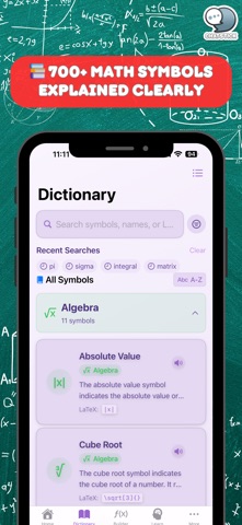 Math Symbol Helper screenshot