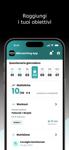 MRcoaching App iPhone screenshot