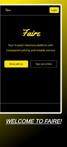 Faire Rideshare Screenshot 1 of 3