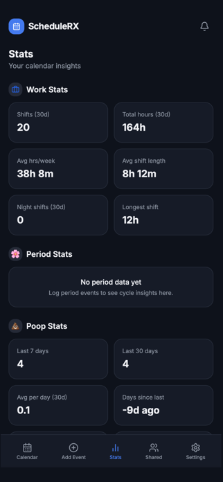CalendarRx Screenshot 3 of 3
