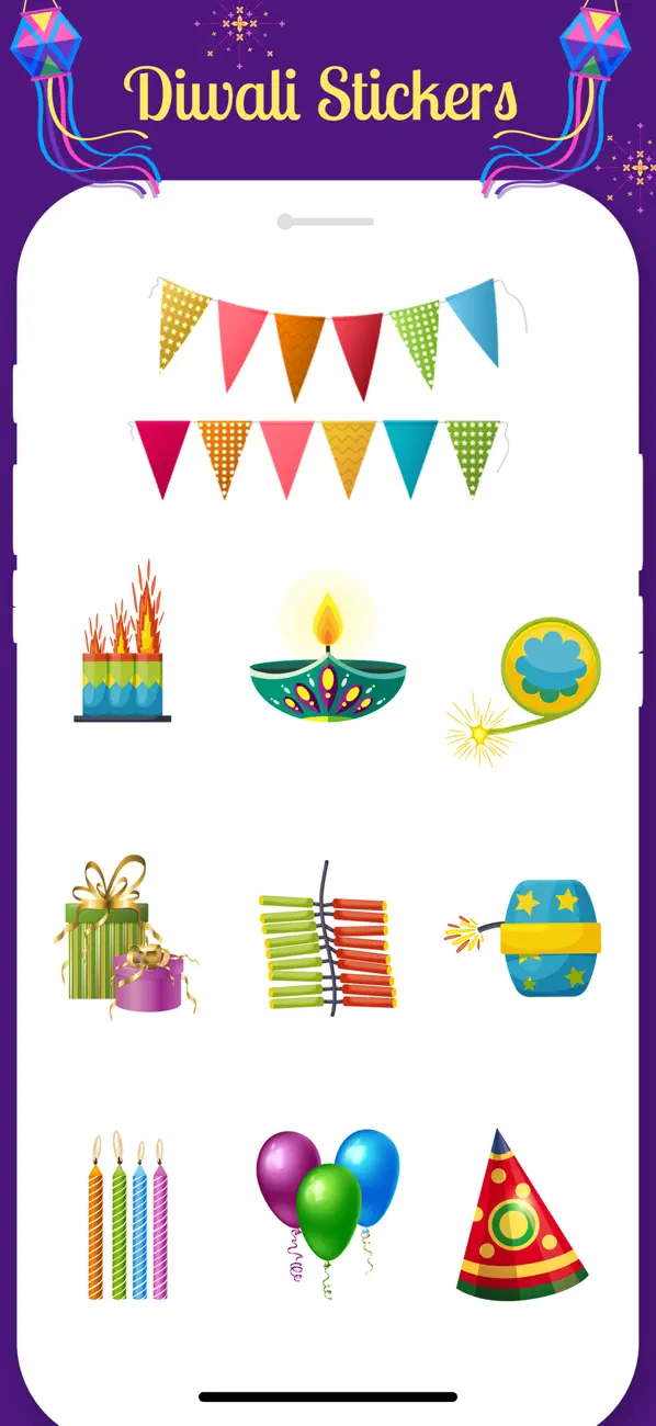 Screenshot #3 pour Diwali Stickers!