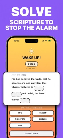 Hidden Word: Verse Alarm Screenshot 1 of 5