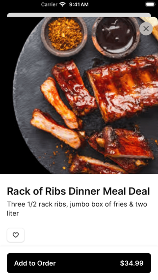 AJ's Pizza, Subs, and Wings iPhone screenshot 3 - Food & Drink app