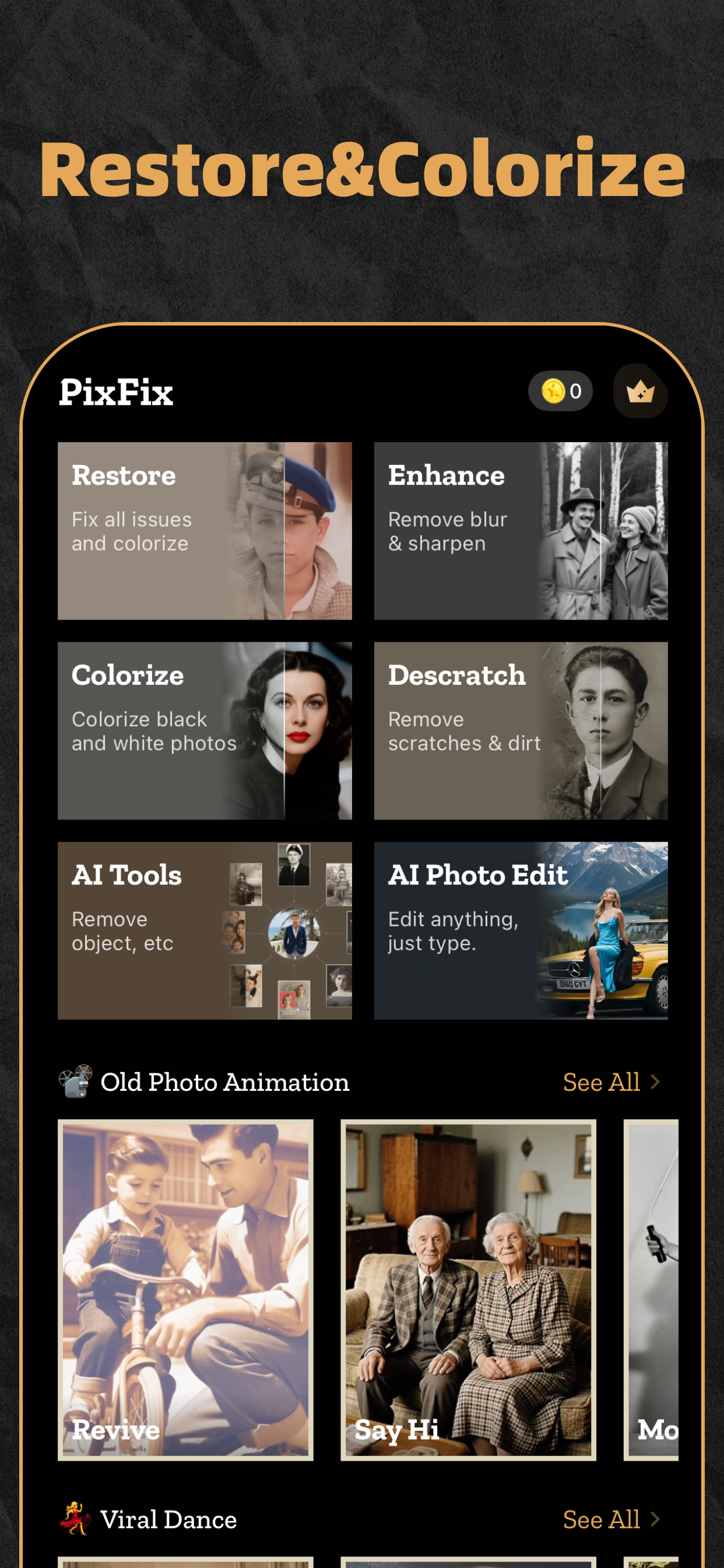 Restore Old Photos-PixFix