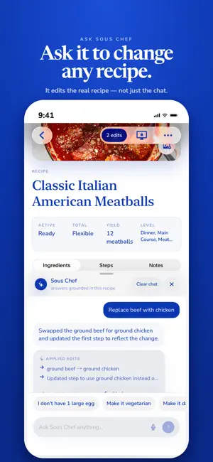 Sous Chef - Recipe Assistant screenshot 2