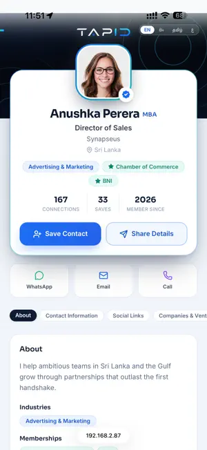TapID • APP screenshot 2