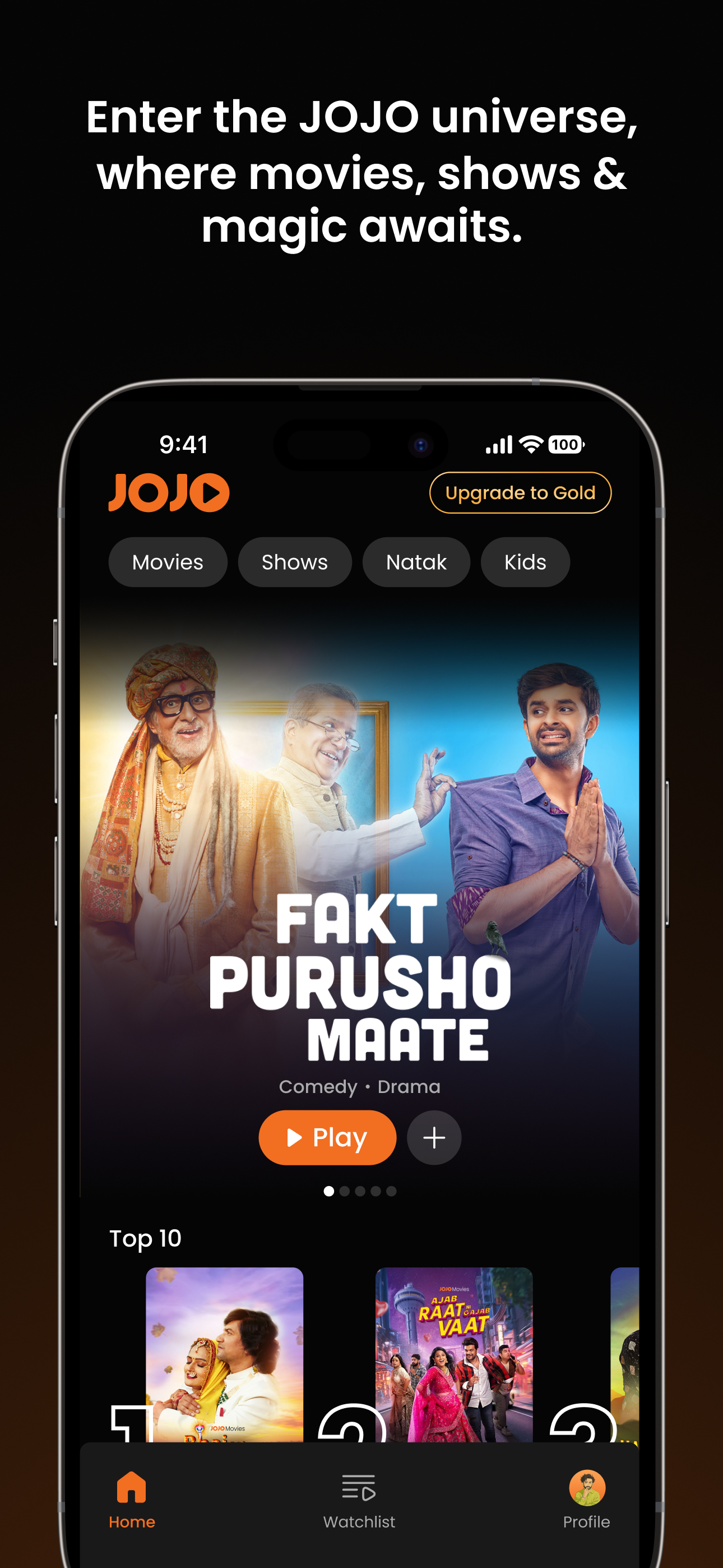 JOJO APP: Movies, Shows, Natak