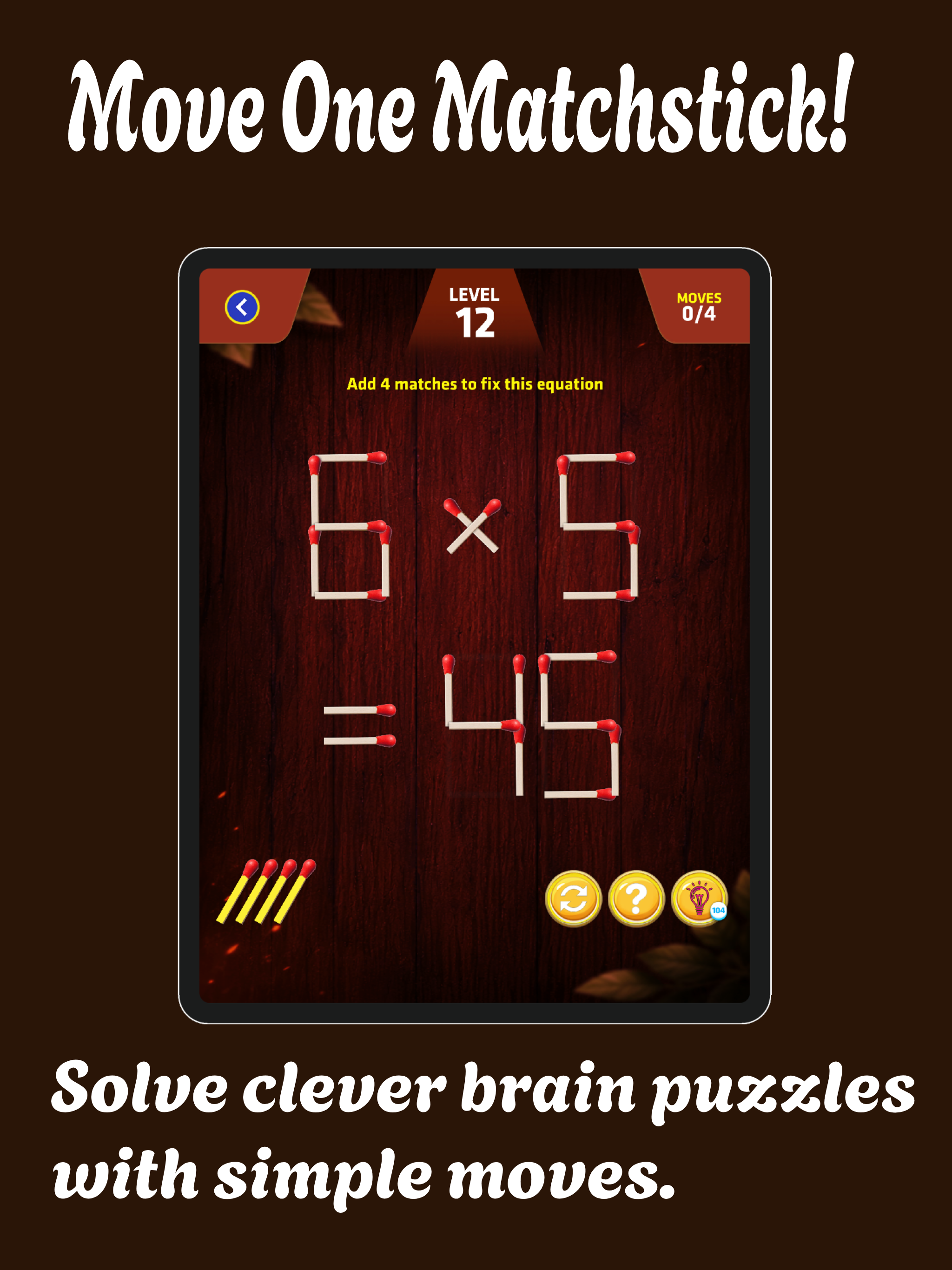 Matchstick Puzzle: Brain IQ screenshot 12