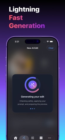 PhotoStyle AI - photo edit iPhone screenshot