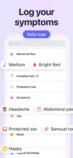 Pregmate Ovulation Tracker : capture d’écran 4 sur 9