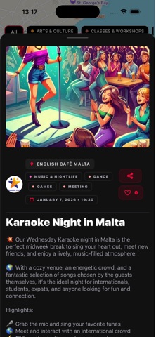 Maltavents - Events in Malta screenshot
