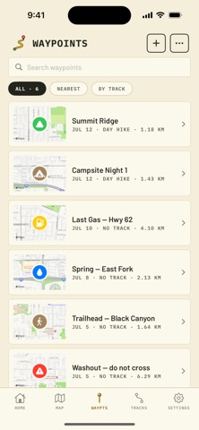GPS Tracks - MyGPSLog screenshot