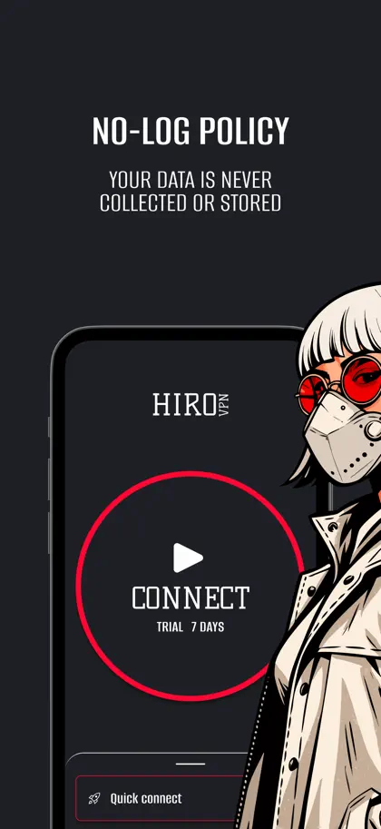 Captura de tela 4 de 6 de HiroVPN – Fast VPN Proxy