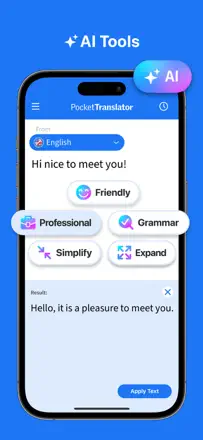 Translate AI Pocket Translator: Screenshot 3 von 4