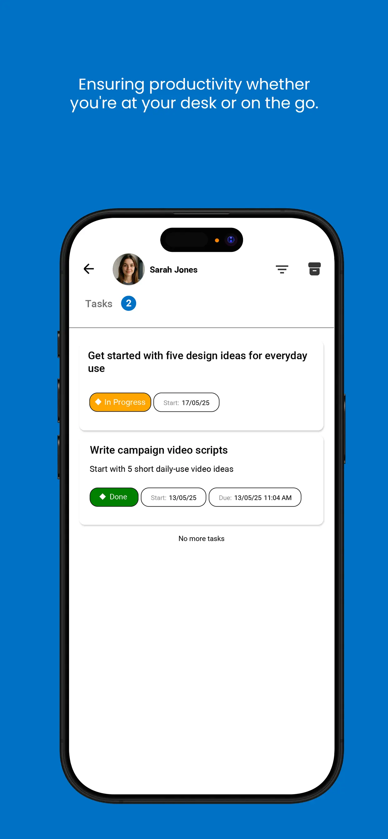 #8. Tapi: Chat, Tasks, Notes, ... (iOS) Podle: Tapi for Information Technology