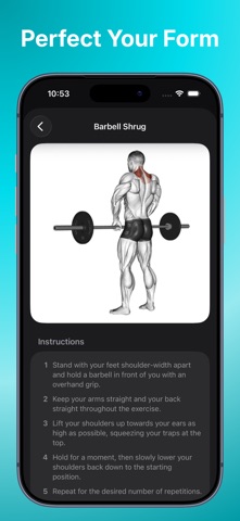 Baselyne - Gym Workout Planner screenshot