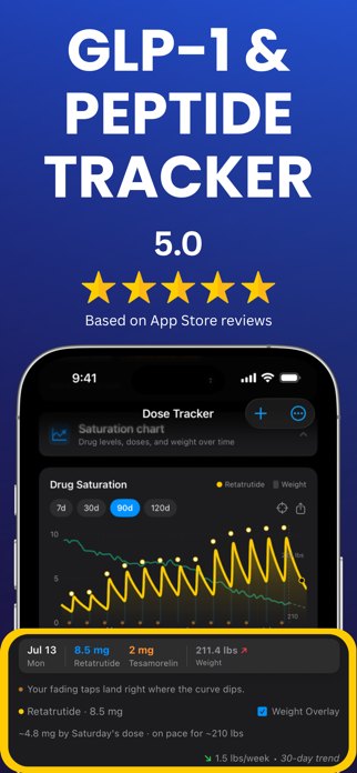WeightSnap: Peptide Tracker Screenshot 1 of 10