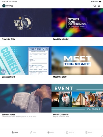 Kissimmee Christian App iPad screenshot