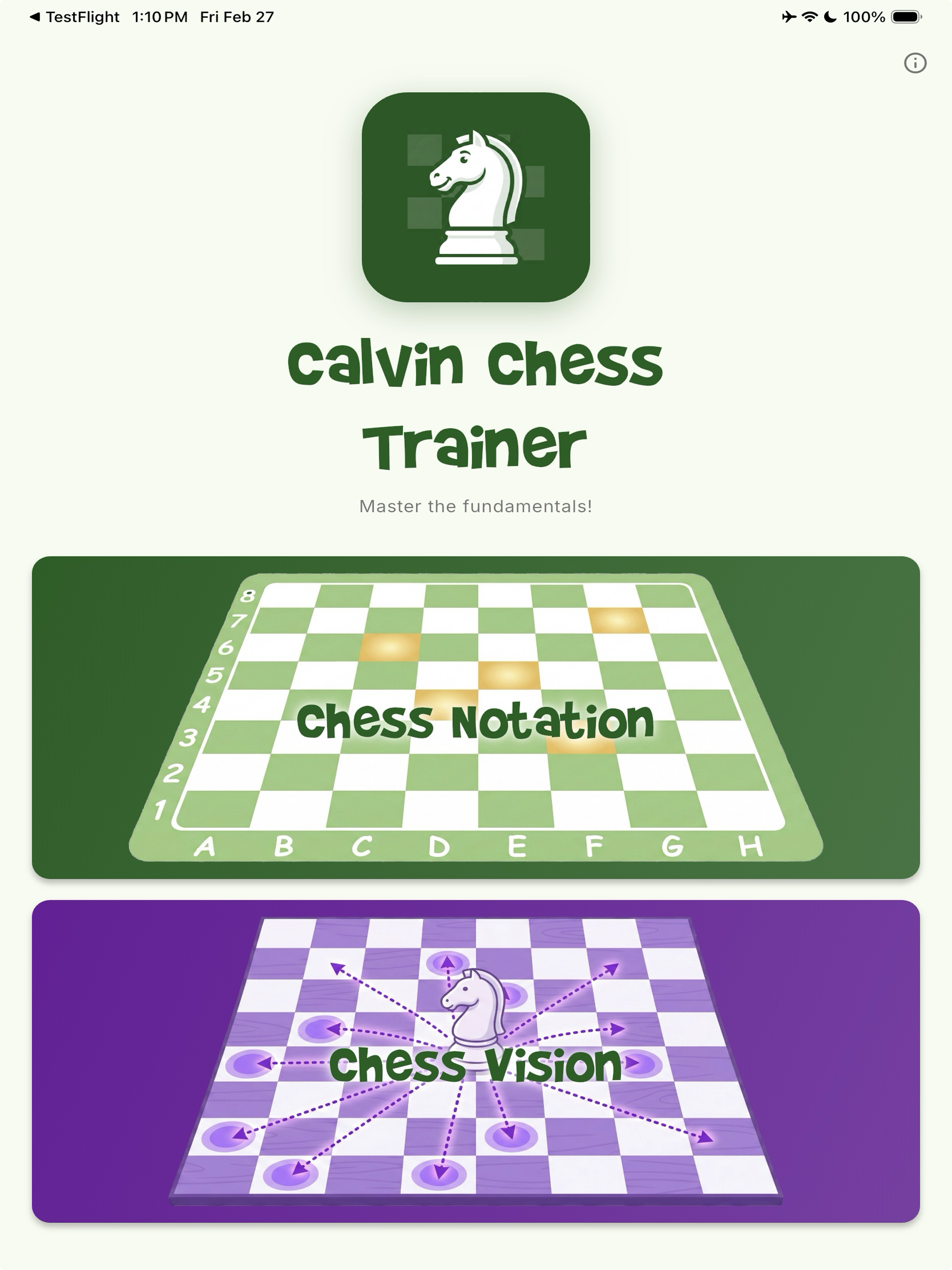 Calvin Chess Trainer