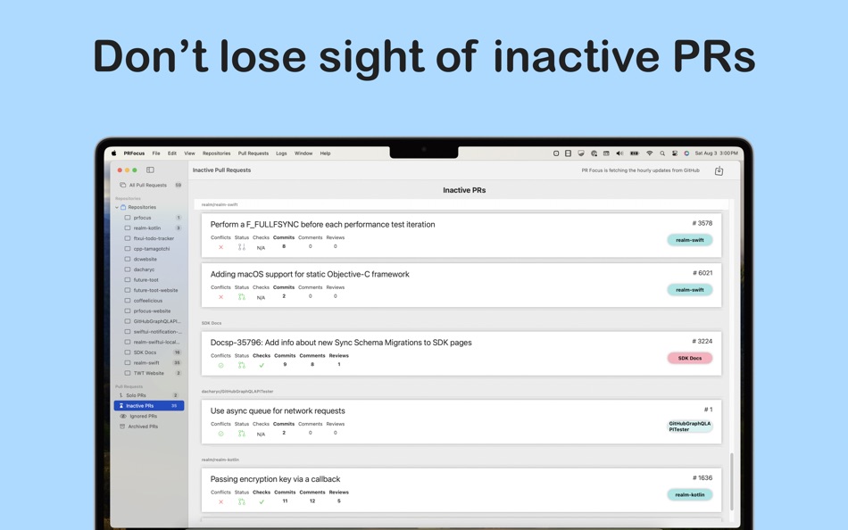 #8. PR Focus (macOS) 由: Dachary Carey