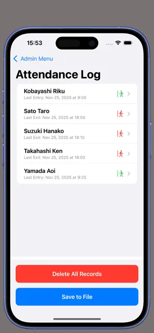 Face Entry - Entry/Exit Logger screenshot 3