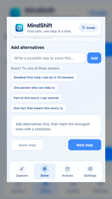 MindShift - Mental Focus Screenshot 1 of 8