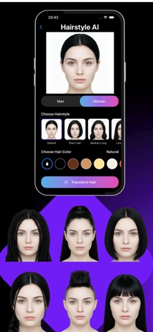 Hairstyle Changer AI screenshot
