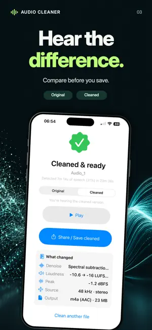 Audio Cleaner and Enhancer screenshot 3
