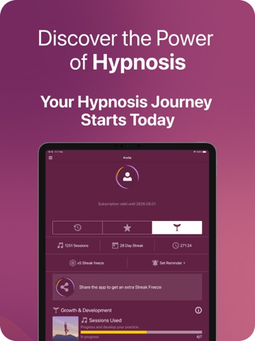 Harmony Self Hypnosis & Sleep iPad screenshot
