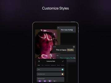 Capzy: AI Caption iPad screenshot