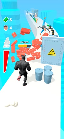 Muscle Rush - Destruction Run iPhone screenshot
