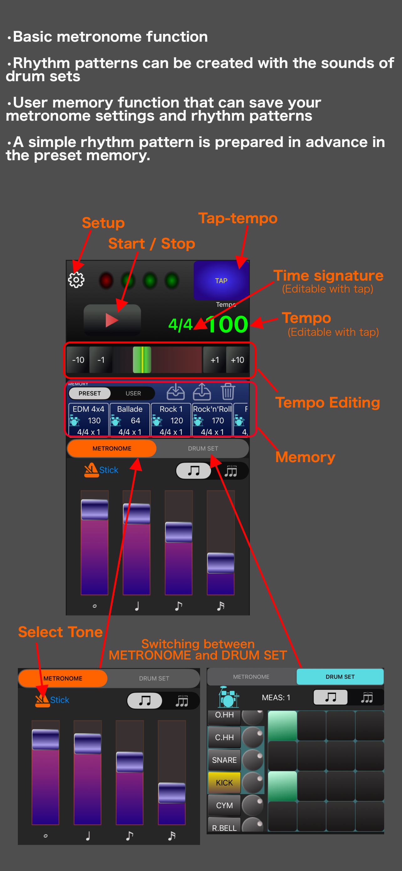 Metro'n Drums screenshot 3