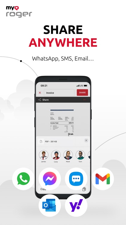 MyQ Roger: OCR scanner PDF