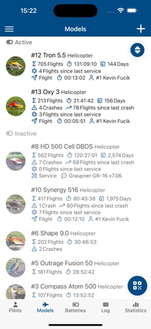 RC Pilot's Log screenshot
