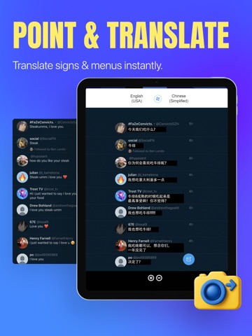 Translate Live - AI Translator iPad screenshot