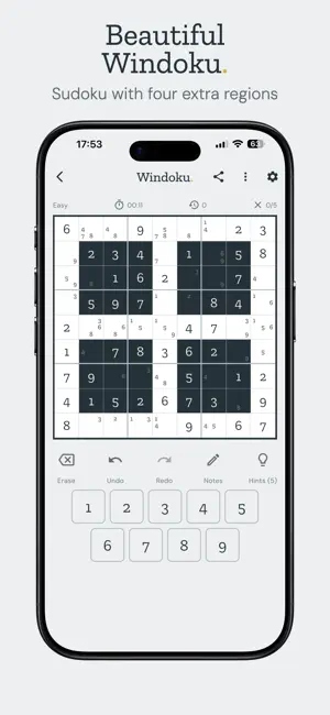 Windoku. Hyper Sudoku. screenshot 1