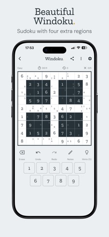 Windoku. Hyper Sudoku. Screenshot 1 of 8