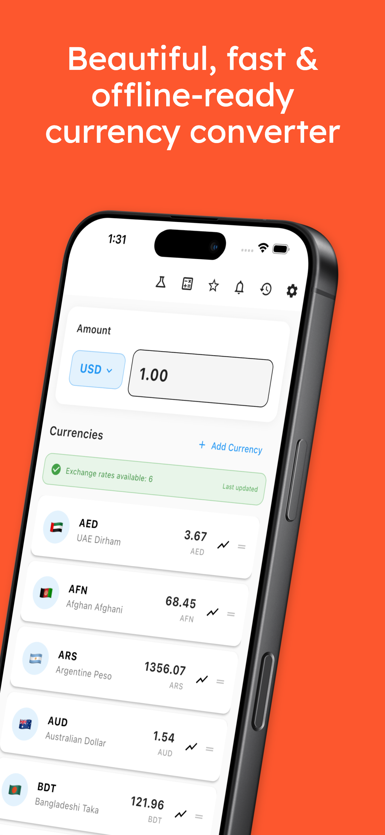 Currency Today – Live Exchange screenshot 2