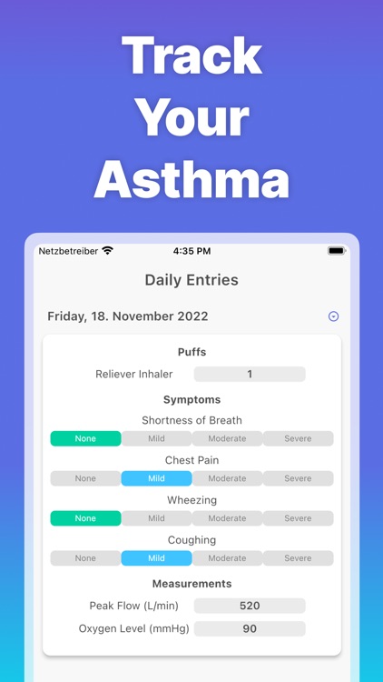 Asthma Tracker゜