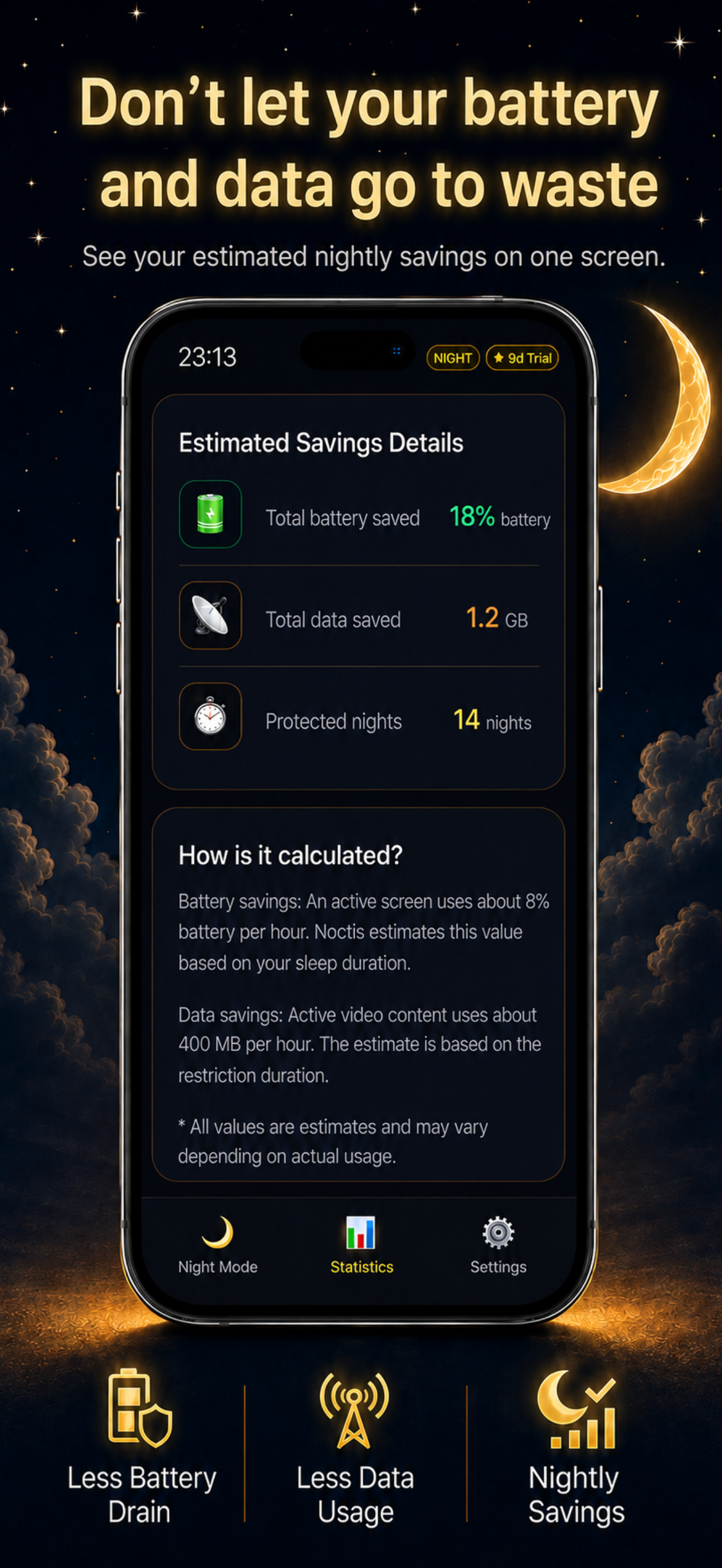 Noctis: Sleep Screen Guard screenshot 3