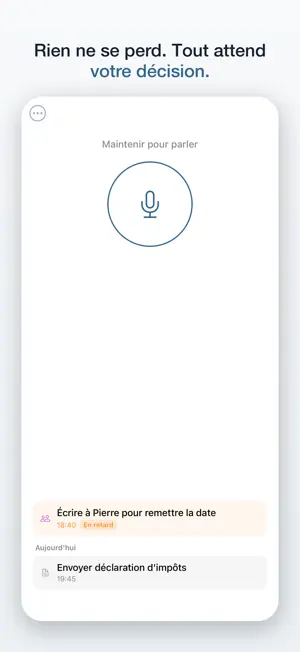 Capax — Agenda vocal TDAH screenshot 4