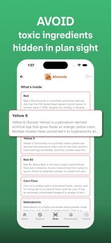 Almonds - Scan Healthy Swaps Screenshot 4 of 10
