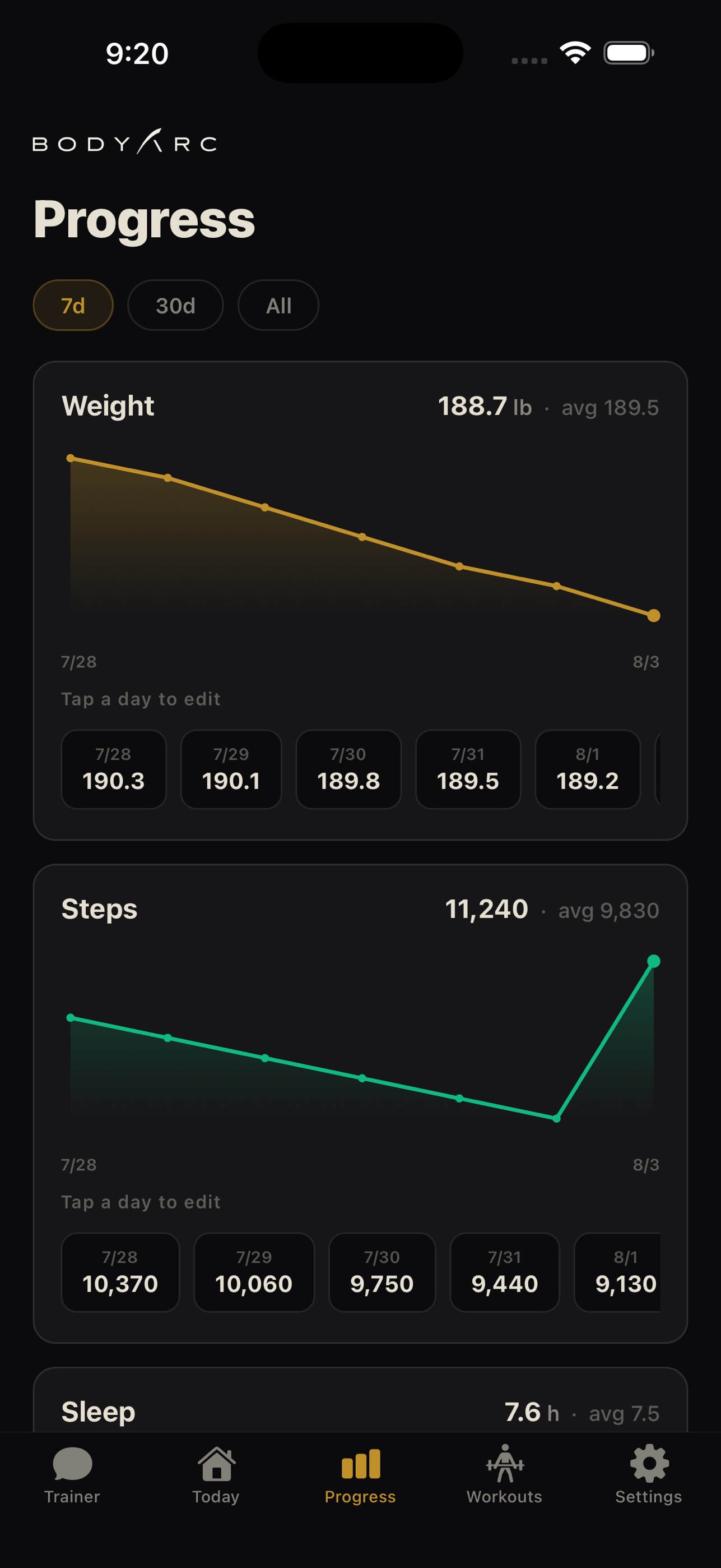 Screenshot 3 of BodyArc AI