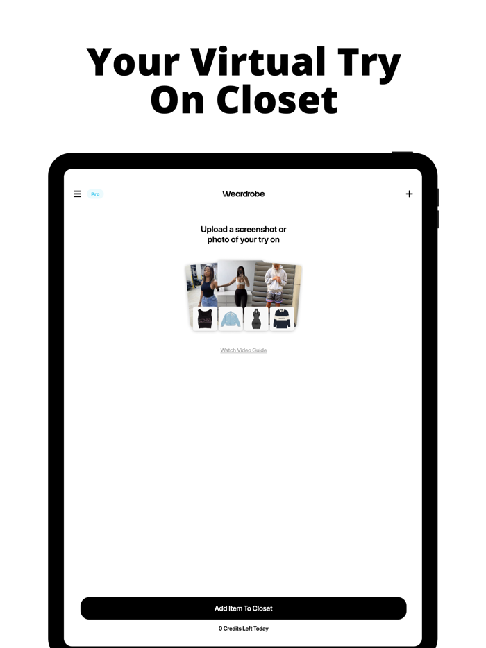 Weardrobe - AI Virtual Try On