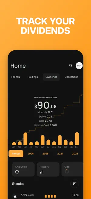 Stock Events Market Tracker screenshot 2