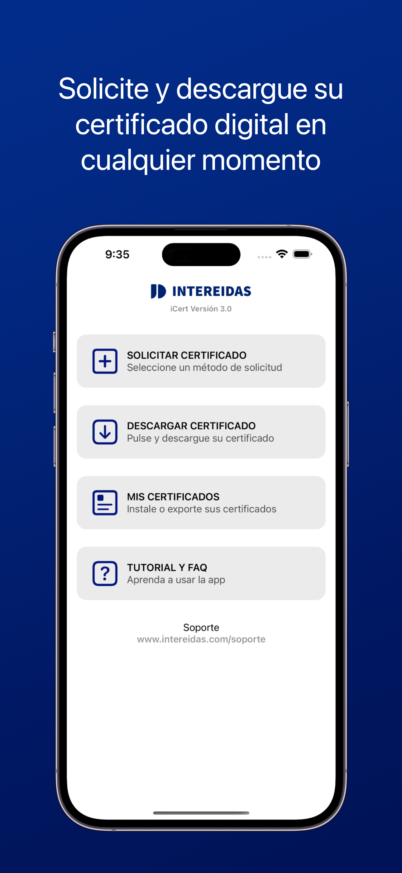 iCert - Certificado digital